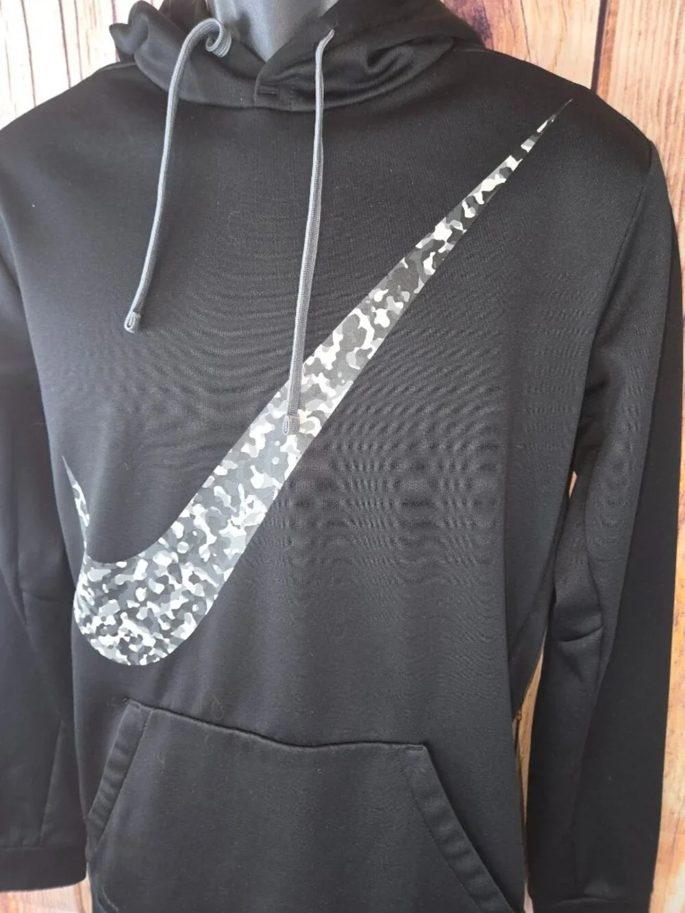 Nike Black Therma-Fit Pullover Hoodie Medium